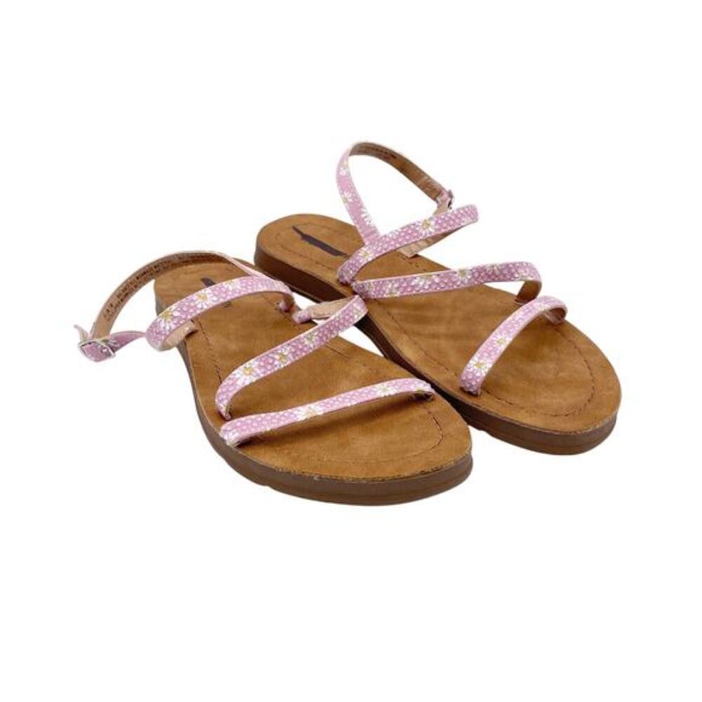 Steve Madden‎ Women's Plum Strappy Sandals Pink Floral Size 5M